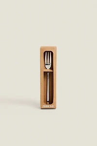 SET OF SHINY STEEL DESSERT FORKS (SET OF 4)