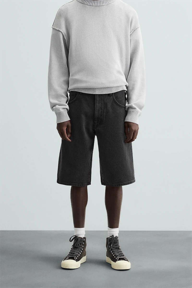 BAGGY FIT DENIM SHORTS