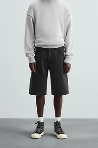 BAGGY FIT DENIM SHORTS