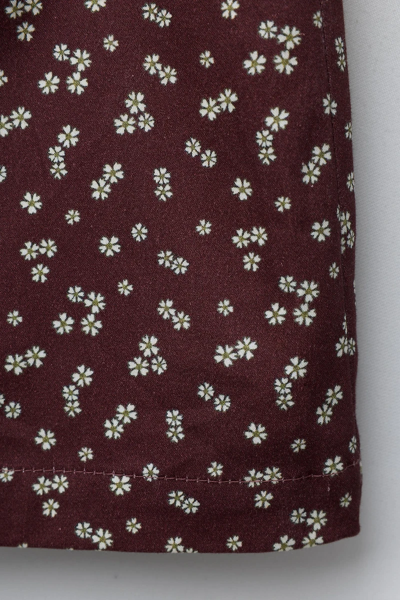 FLORAL PRINT PANTS