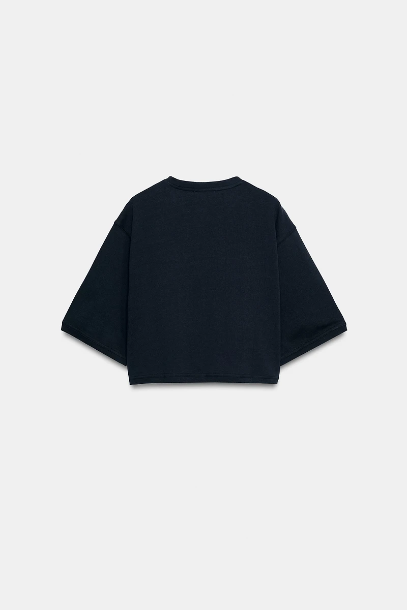 OVERSIZED CROP TOP