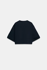 OVERSIZED CROP TOP