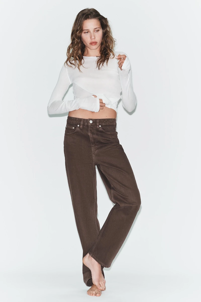 TRF MOM FIT HI-RISE JEANS