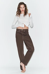 TRF MOM FIT HI-RISE JEANS
