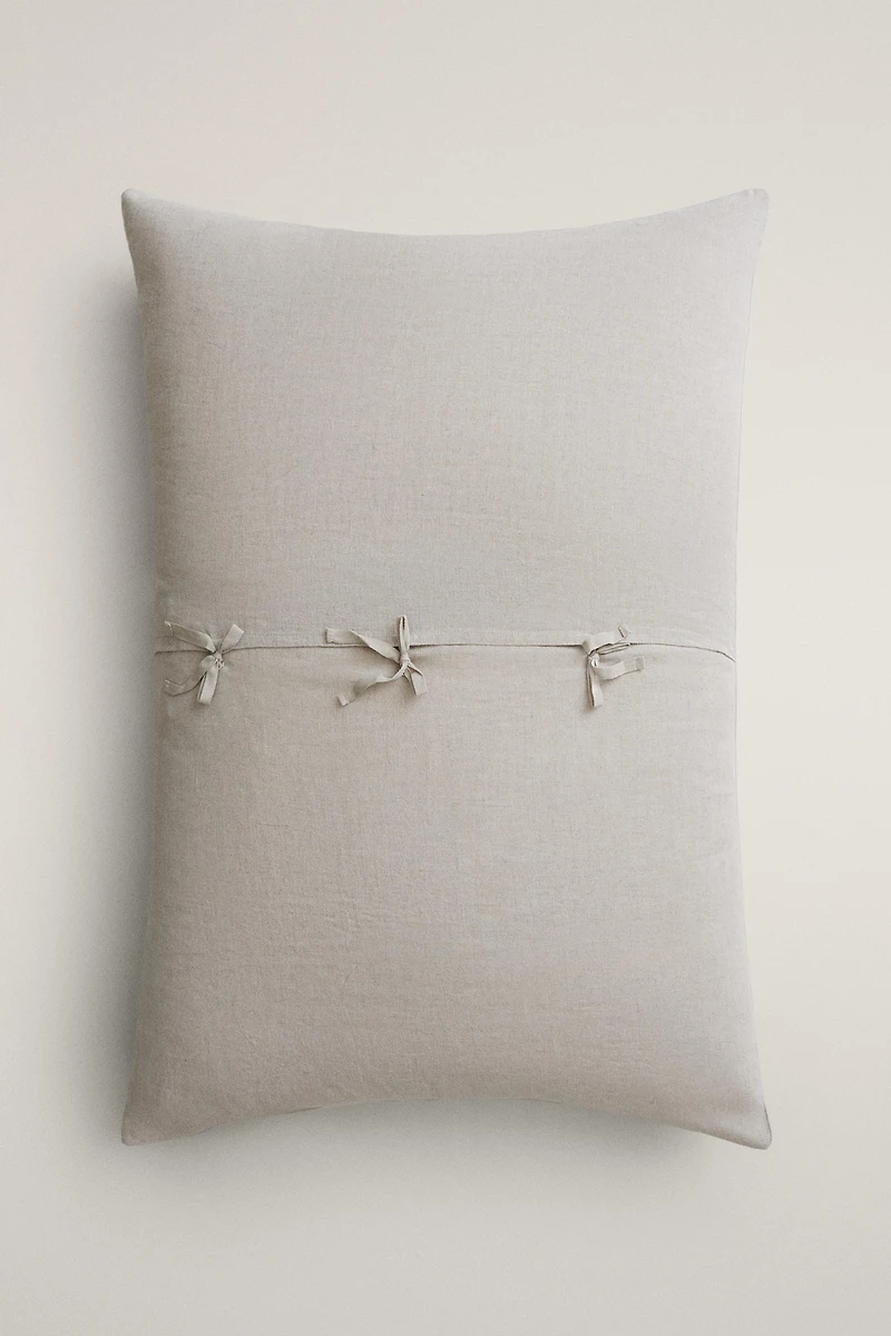 XXL LINEN THROW PILLOW COVER