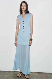 SMOOTH KNIT VEST TOP