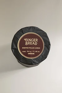 GINGERBREAD CYLINDRICAL SCENTED CANDLE