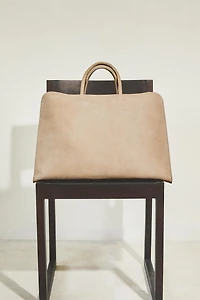 SAC CABAS CUIR NOBUCK