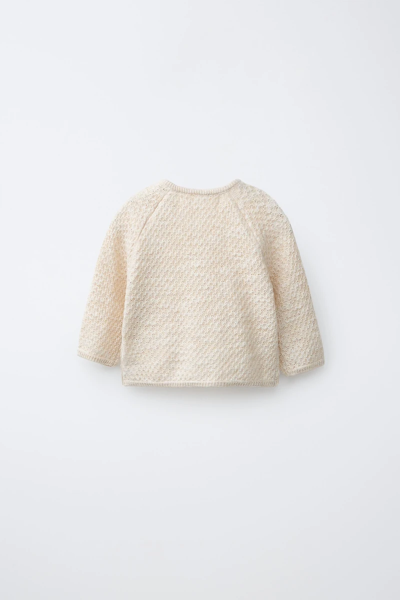 PULL EN MAILLE TEXTURÉE