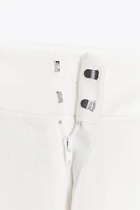 PLEATED LINEN BLEND PANTS ZW COLLECTION