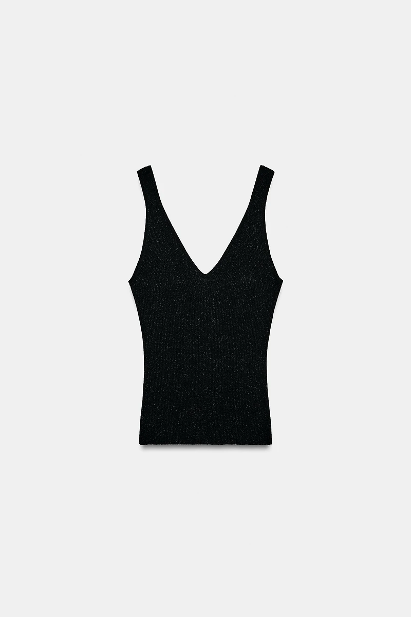 KNIT STRAP TOP