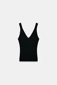 KNIT STRAP TOP