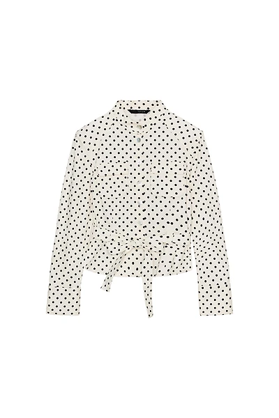 POLKA DOT SHIRT JACKET