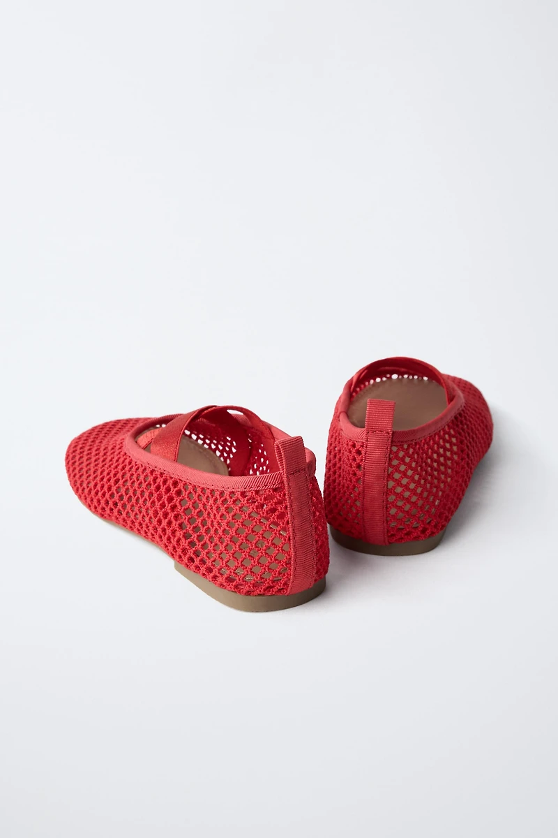 MESH BALLET FLATS