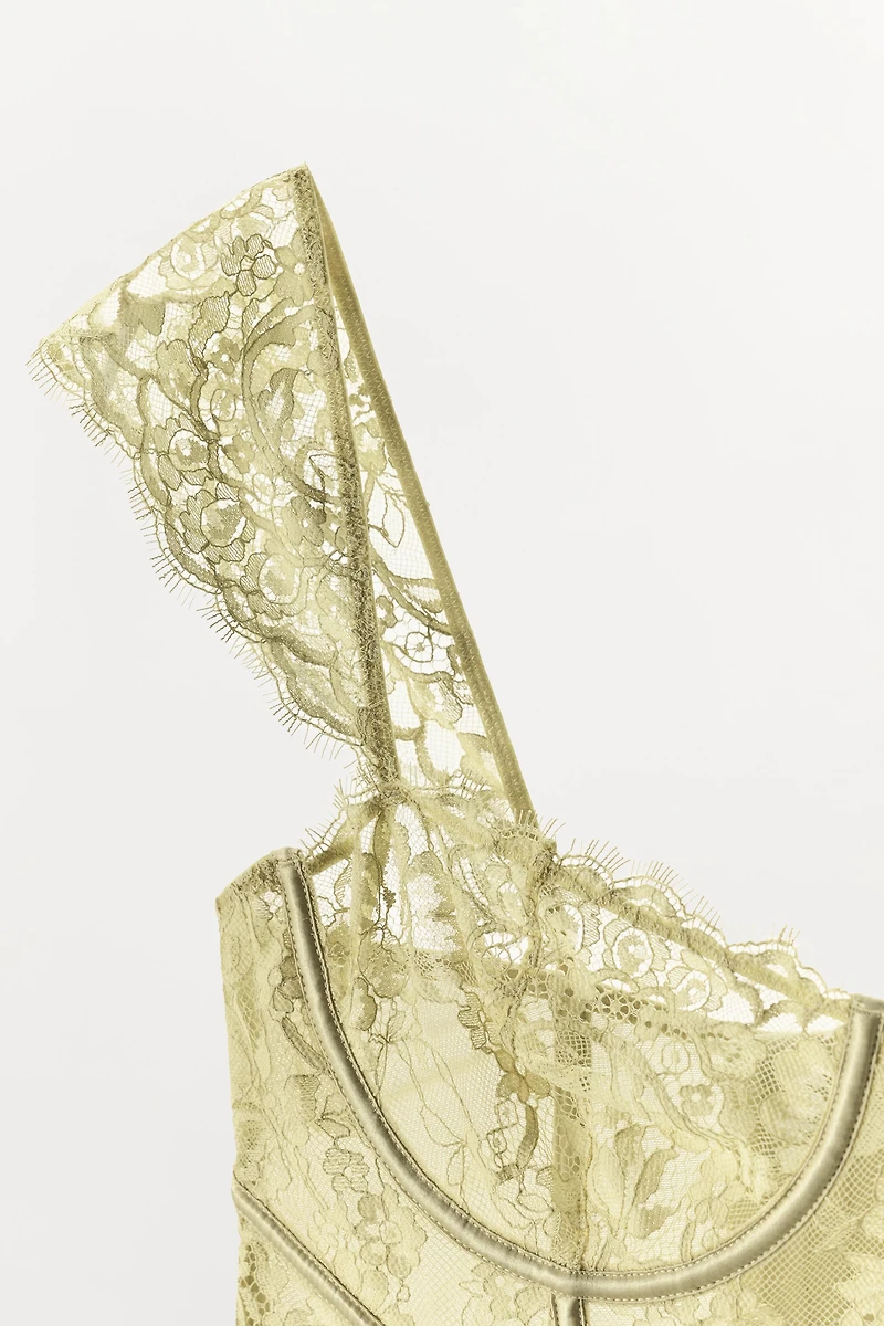 SOUTIEN-GORGE À ARMATURES EN DENTELLE