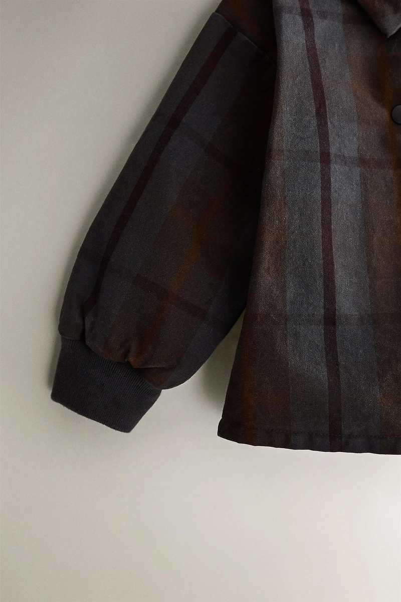 VESTE ENFANT CARREAUX TARTAN