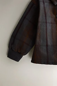 VESTE ENFANT CARREAUX TARTAN