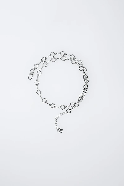 CEINTURE CHAÎNE FLEURS