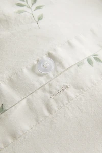 HOUSSE DE COUETTE IMPRIMÉ FEUILLES