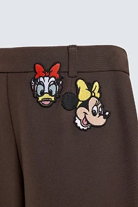 FLARE FIT PATCH TROUSERS HARRY LAMBERT FOR ZARA X DISNEY