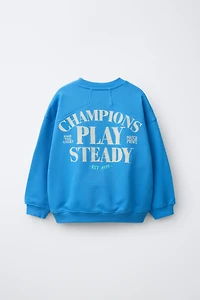 TENNIS EMBROIDERY SWEATSHIRT