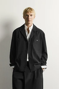 RELAXED FIT POCKET OVERSHIRT