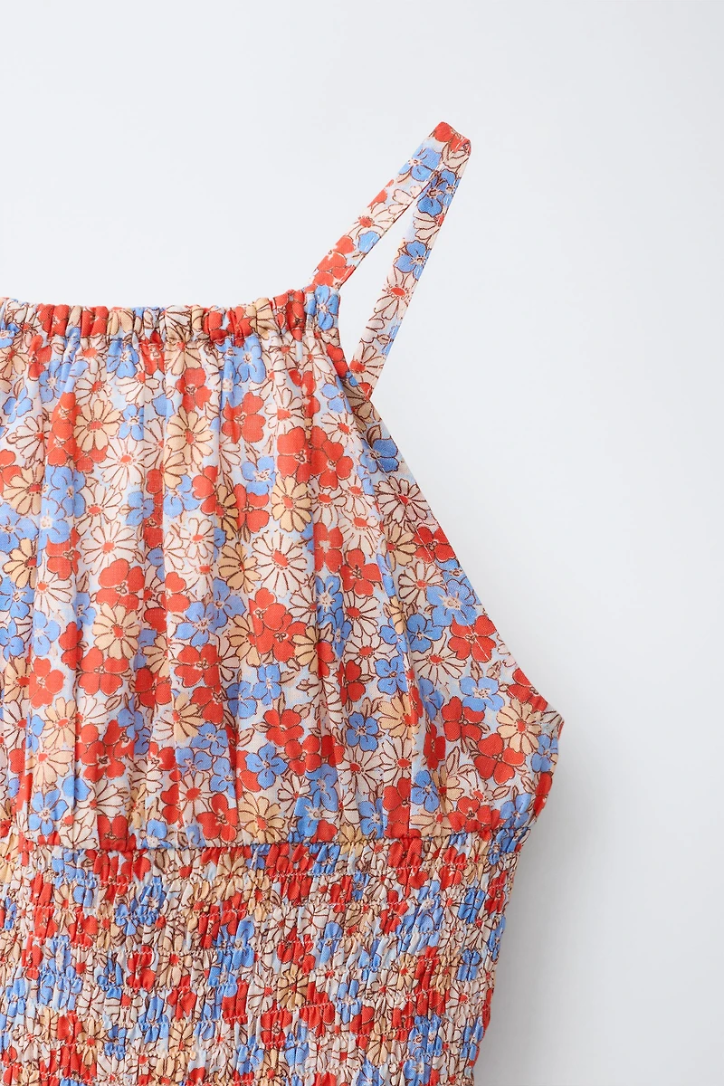 COMBISHORT À FLEURS ET VOLANTS