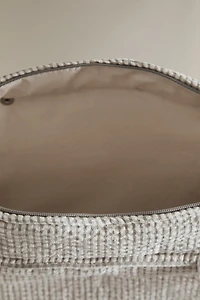 GINGHAM CHECK CLOTH DIAPER BAG