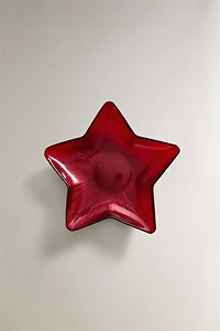 CHRISTMAS STAR GLASS BOWL
