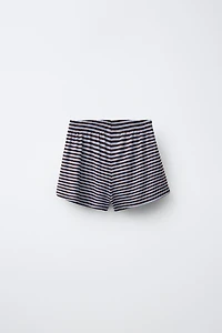 ENSEMBLE T-SHIRT ET BERMUDA À RAYURES