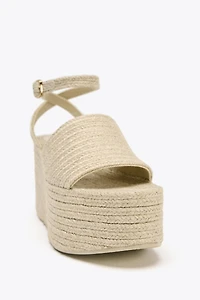 JUTE PLATFORM WEDGES