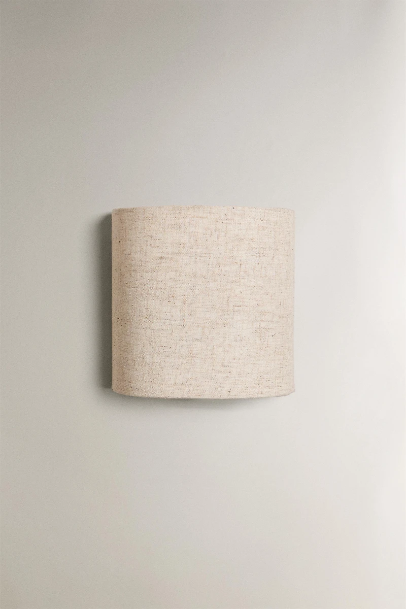 LAMP | LINEN WALL SCONCE
