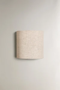 LAMP | LINEN WALL SCONCE