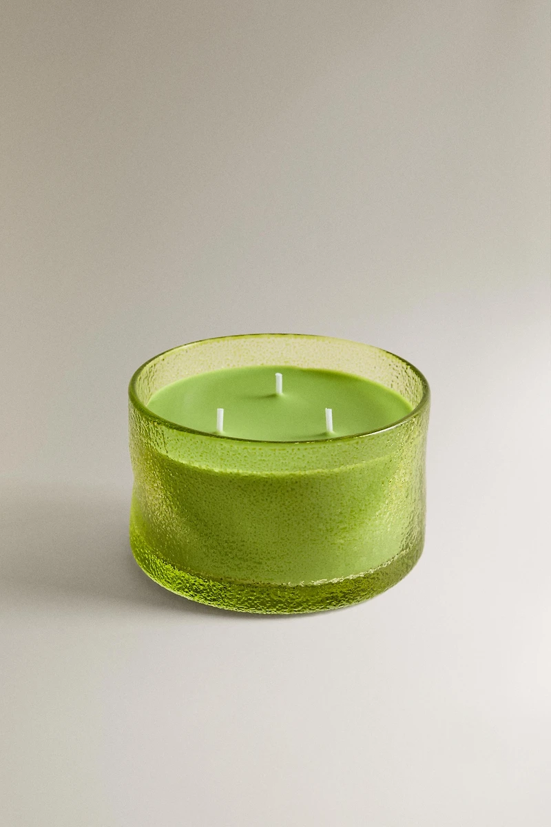 (500 G) LIME & PEPPERMINT SCENTED CANDLE