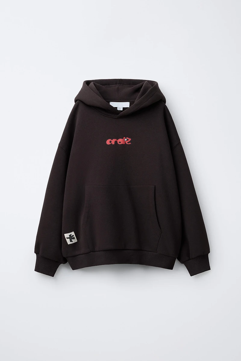 PRINTED HOODIE SWEATSHIRT