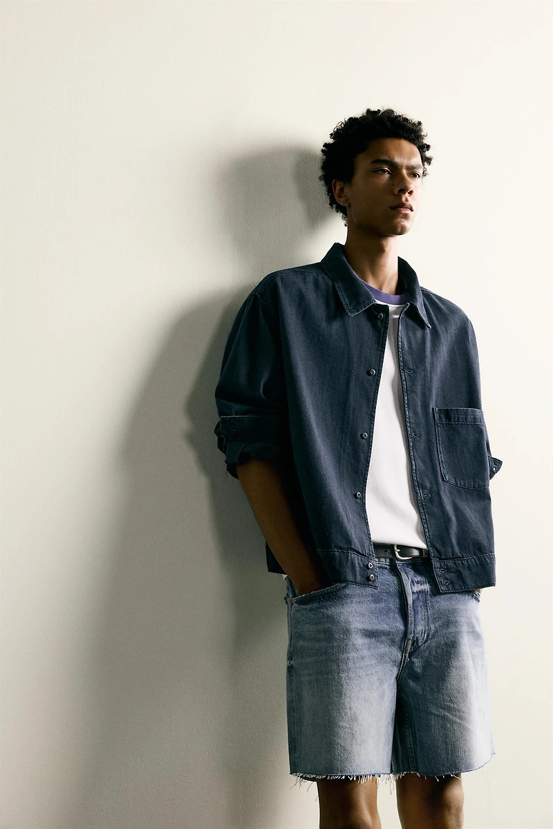 LIGHTWEIGHT DENIM OVERSHIRT