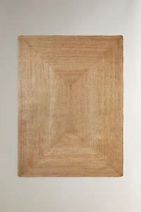 RECTANGULAR JUTE AREA RUG