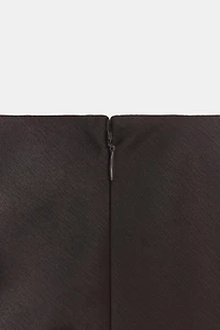 SATIN EFFECT LACE SKIRT ZW COLLECTION