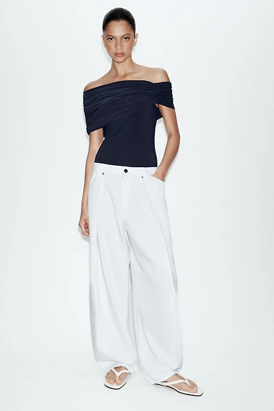 BODY ASYMÉTRIQUE À PLIS
