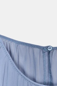 COMBINATION GEORGETTE TOP