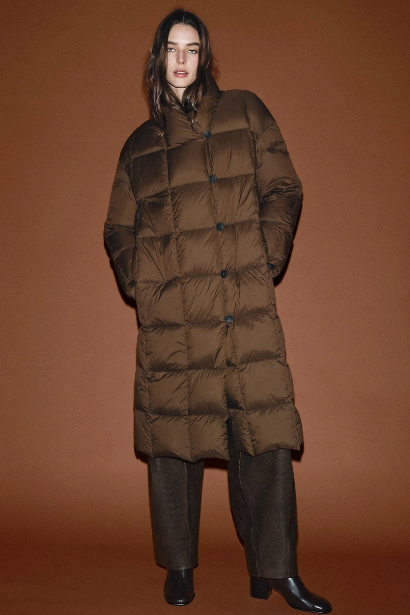 ZW COLLECTION LONG DOWN PUFFER COAT