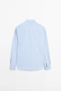 100% cotton poplin regular fit shirt