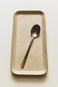 SMALL RECTANGULAR STONEWARE TRAY