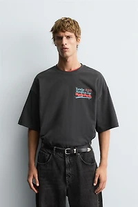 WASHED NUMBER T-SHIRT