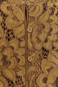 ZW COLLECTION LACE JACKET WITH BALLOON SLEEVES