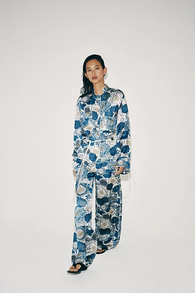 ZW COLLECTION FLORAL SHIRT