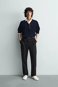 RELAXED FIT V-NECK JUMPER