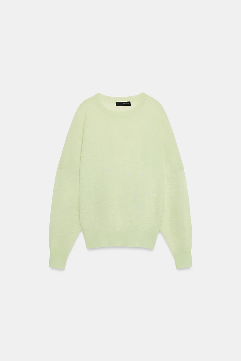 EXTRA-FINE WOOL KNIT JUMPER