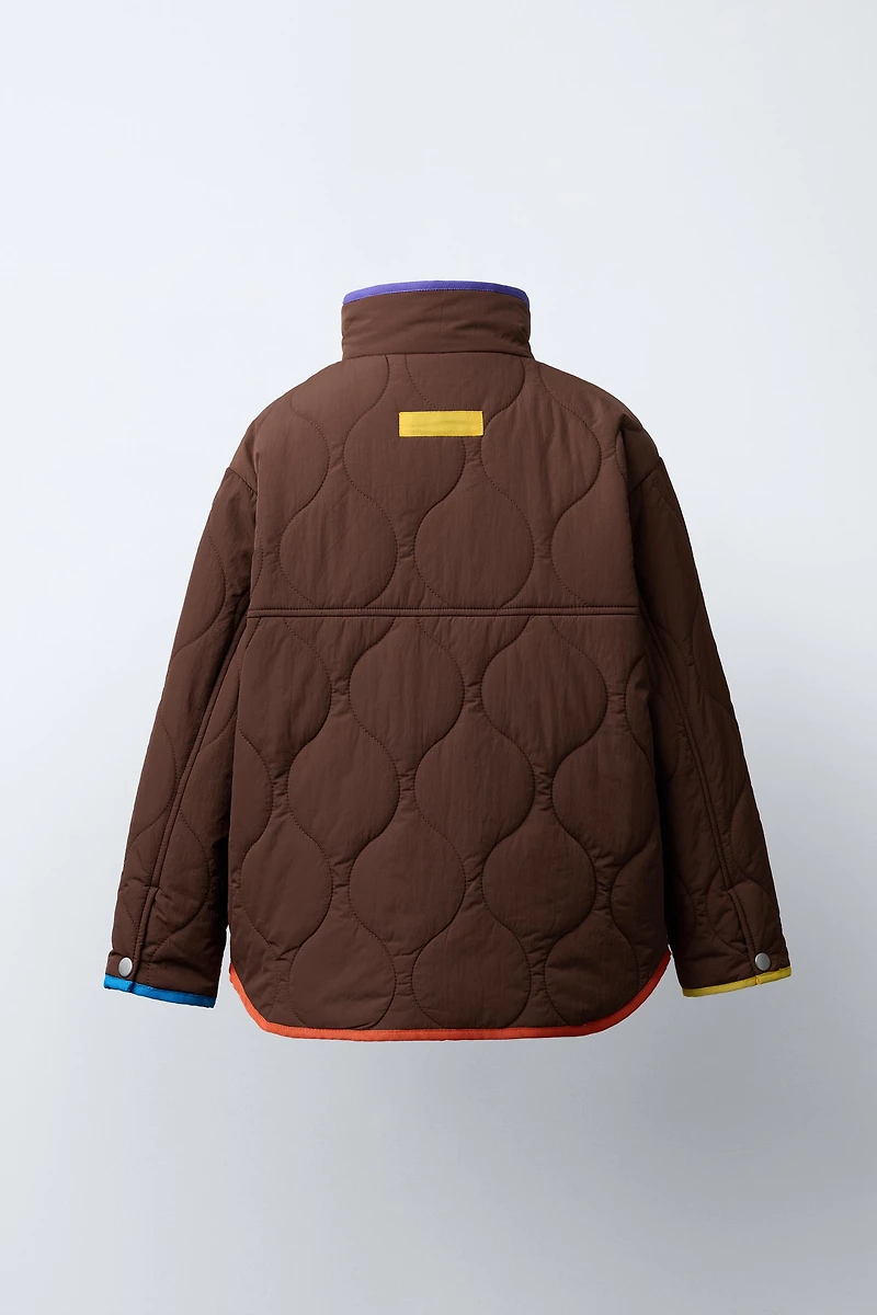 VESTE À DÉTAILS CONTRASTE