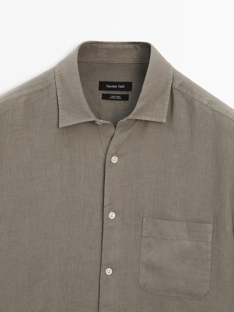 Chemise regular avec poche